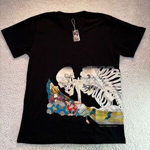 Rare NWT Tokyo Fuji Art Museum Kuniyoshi Skeleton Specter T-Shirt L Black Japan